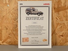 Märklin Zertifikat für 19043
