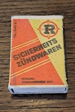Alte DDR Streichholz
