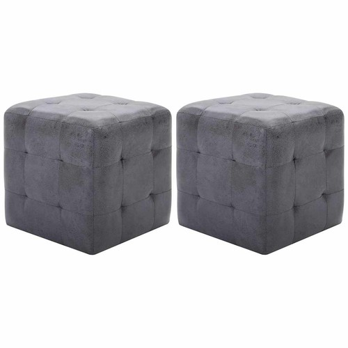 Pouf stk grau 30x30x30 cm - pouf, stk.