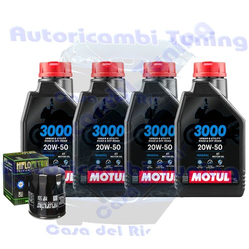 Motul 3000 20w50 ölwechselset - motul,