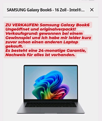 Samsung galaxy book6 zoll - samsung,