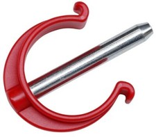 Federstecker Rohr Ø 48mm rot