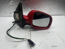 VW Polo 6N2 Seitenspiegel Elektrisch rechts Rot Lp3G Außenspiegel Spiegelglas