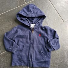 41) RALPH LAUREN Pullover Pulli Hoodie blau  Gr. 74/80 o. 12 Monate