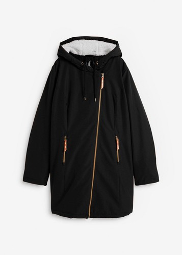 Jacke mit teddyfell kapuze - teddyfell-kapuze, gr