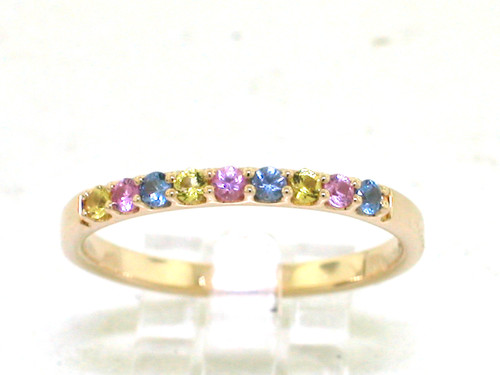 Saphir ring 585 - ring, 14kt