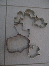 6 tolle verschiedene Ausstecher / Ausstechformen Weihnachten