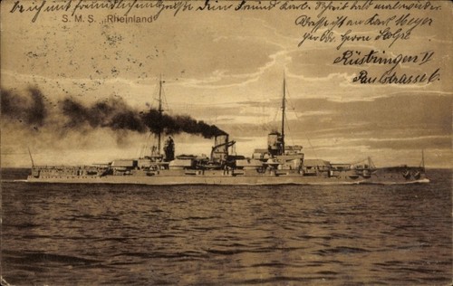 Deutsches kriegsschiff - ak,