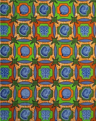 Bunte afrikanische baumwolle - bunte,