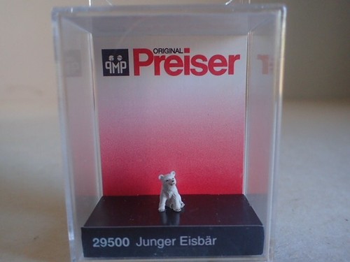 Preiser junger eisbär - preiser,