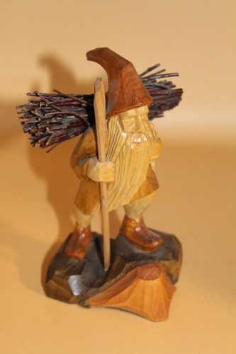 Antik geschnitzt holzfigur - geschnitzt,