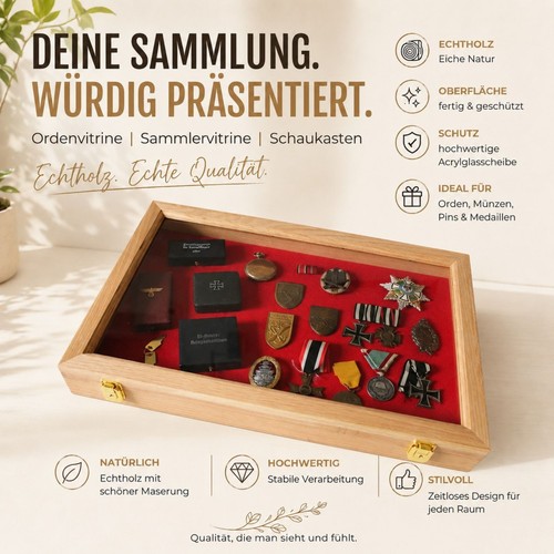 Ordenvitrine sammlervitrine - ordenvitrine, /