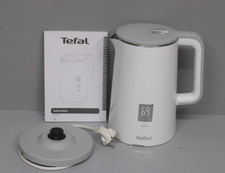 Tefal KE14 Sense Wasserkocher, Digitalanzeige 1,5L 1500-1800W Weiß KO693110