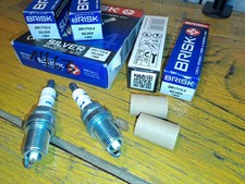 BRISK Silver DR17YS-9 1463 Zündkerzen LPG CNG Autogas, 4 Stück, ausgepackt