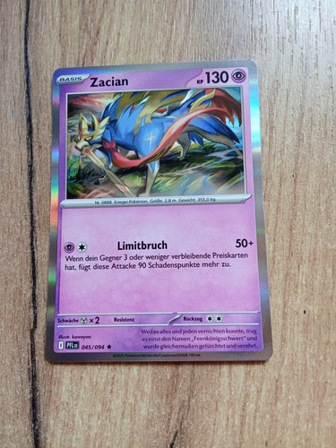 Pokemon holo karte zacian - holo,