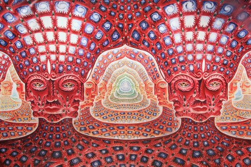 Alex grey psychedelic trippy - grey,