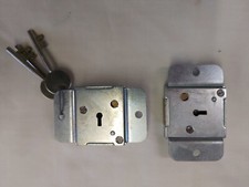 2 x Holz Möbelschlösser