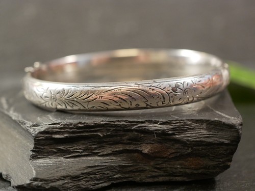 Hübscher silber armreif fein - silber,