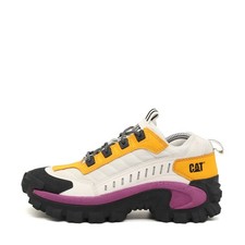CAT Herren Intruder Schuh Weiß Gelb Violett Schwarz Caterpillar Sneaker EU 41