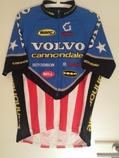 Vintage Cannondale Volvo Radsport Trikot 2000er, Größe L 