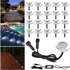 10x 20x Minispots LED Boden Einbaustrahler Einbauleuchte Außen Treppe Lampe IP67