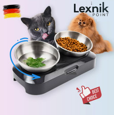 Doppelschale Hundenapf Katzennapf Doppelnapf Fressnapf Futternapf Edelstahl