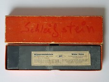 ALTER SELTENER FASO THÜRINGER RASIERMESSER WASSER ABZIEHSTEIN 3 LAGIG KLASSE