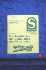 Berliner Taschenfahrplan 1933