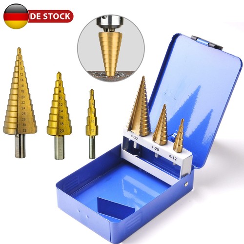 Stufenbohrer set tlg - stufenbohrer-set, 3-tlg