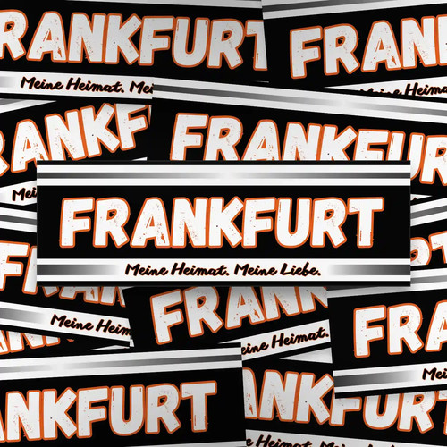 100x frankfurt aufkleber - 100x,