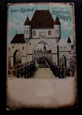 AK 1949 Gruß aus Eisleben Lutherstadt / 700 J. Mansfelder Bergbau / SBZ MiNr.212