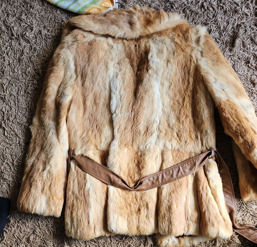 Pelzjacke kaninchen mega - pelzjacke,