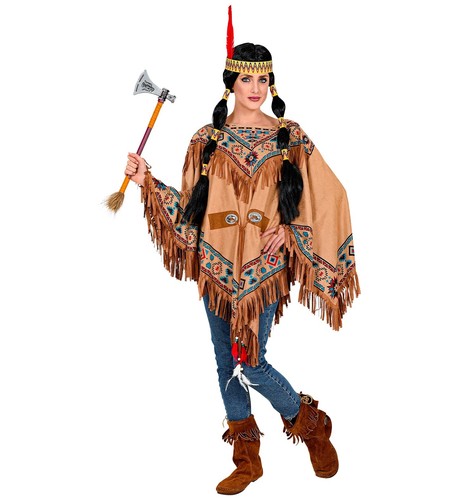 Poncho indianerin fasching - poncho,