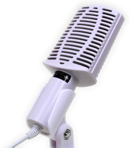 Retro mikrofon mit tischstativ - mikrofon,