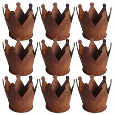 Gartendeko Rost Mini Krone