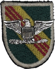 US ARMY Uniform 5th Sfg Nam Green Beret Flash Barett patch Colonel