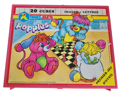 Popples würfelpuzzle 1987 - popples,