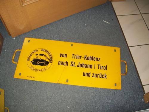 Metall zuglaufschild deutsche - zuglaufschild,
