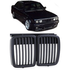 Sport Kühlergrill Performance Schwarz Matt passend für BMW 3er E30 82-94