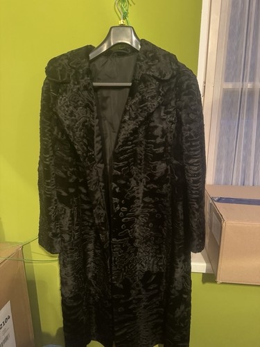 Rieger pelzmantel schwarz - rieger, –