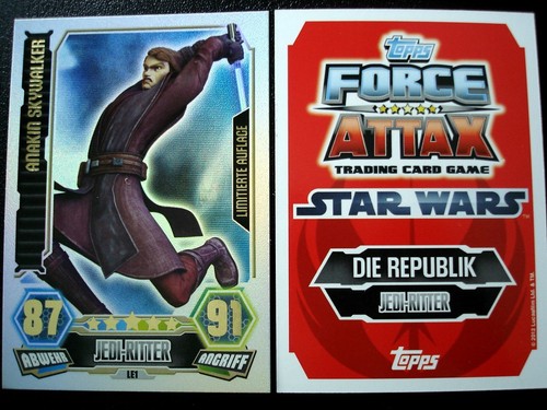 Force attax star wars clone - star,