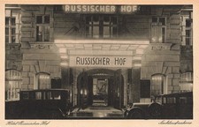 705091) AK Nachtaufnahme Hotel