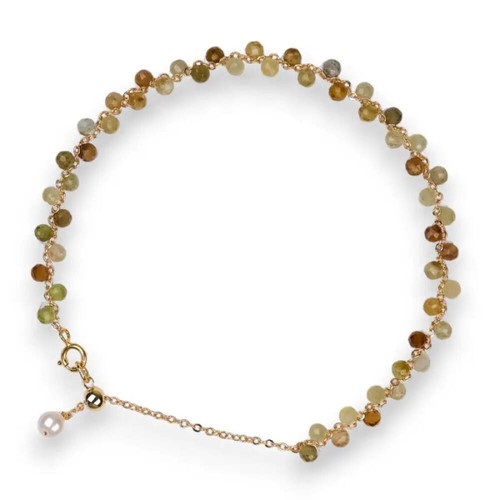 Zweireihiges steinarmband - zweireihiges,