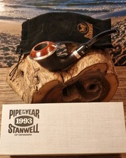 Pfeife-Pipe-Stanwell-         Pipe-Of-The-Year-1993- Denmark-9mm-Calabash