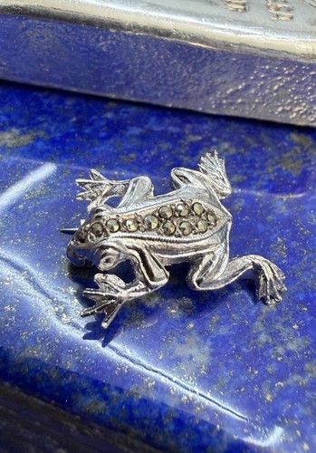 Silberbrosche frosch - silberbrosche,
