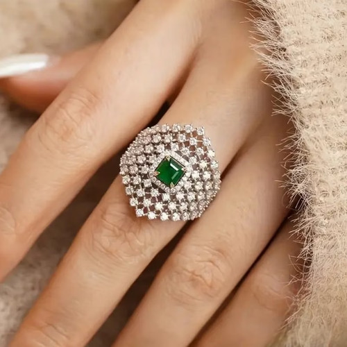 Ring damen synthetischer - ring,