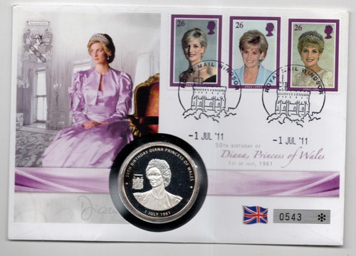 Numisbrief diana princess - princess, of