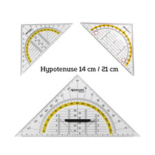 Geodreieck 14 cm - geodreieck,