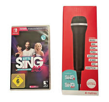 Let's Sing 2023 - Mit Deutschen Hits Spiel Nintendo Switch, 2022 + Mikrofon