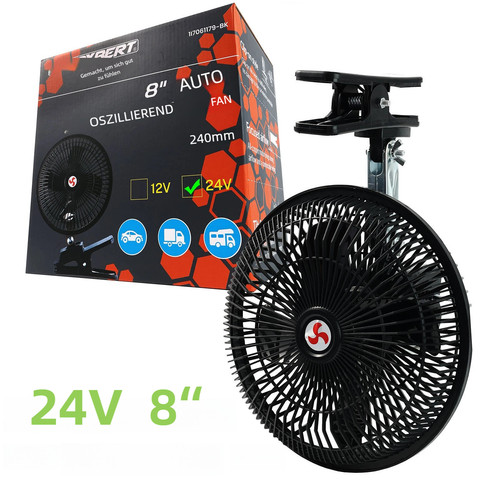 24v ventilator lüfter - 8”,